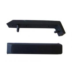 Reproduction Rear Bumper guard Bumperette Pads